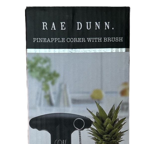 NEW Rae Dunn CORE Pineapple Corer with Brush  🍍🍍🍍 - Picture 4 of 6